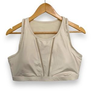 FABLETICS Women’s Mesh Pullover Medium Impact Sport Bra Activewear Top Sz XL